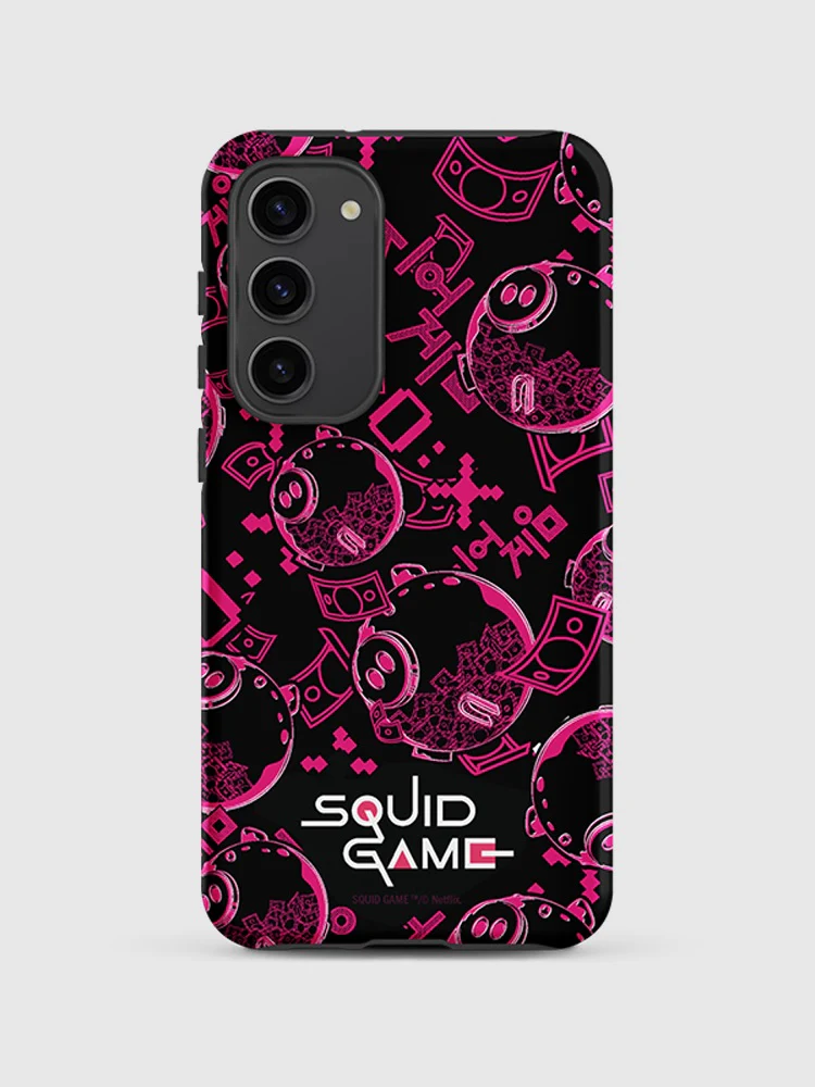 Squid Game Piggybank Pattern Samsung Tough Case - Image 7
