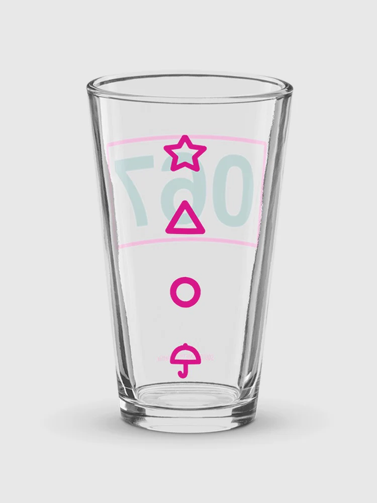 Squid Game Player 067 Pint Glass - Image 2