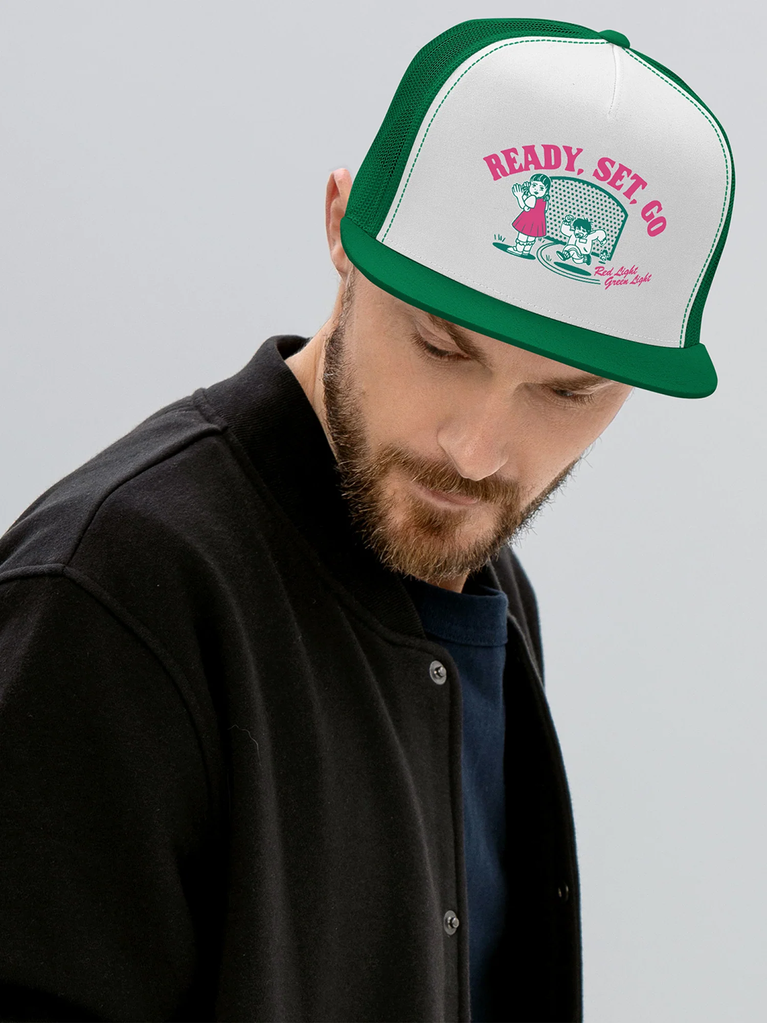 Squid Game Ready, Set, Go Trucker Hat - Image 3