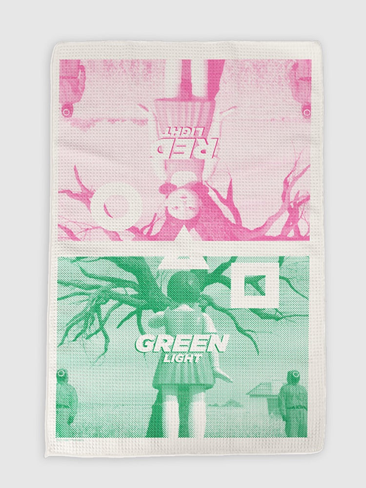 Squid Game Red Light, Green Light Kitchen Towel - Image 2