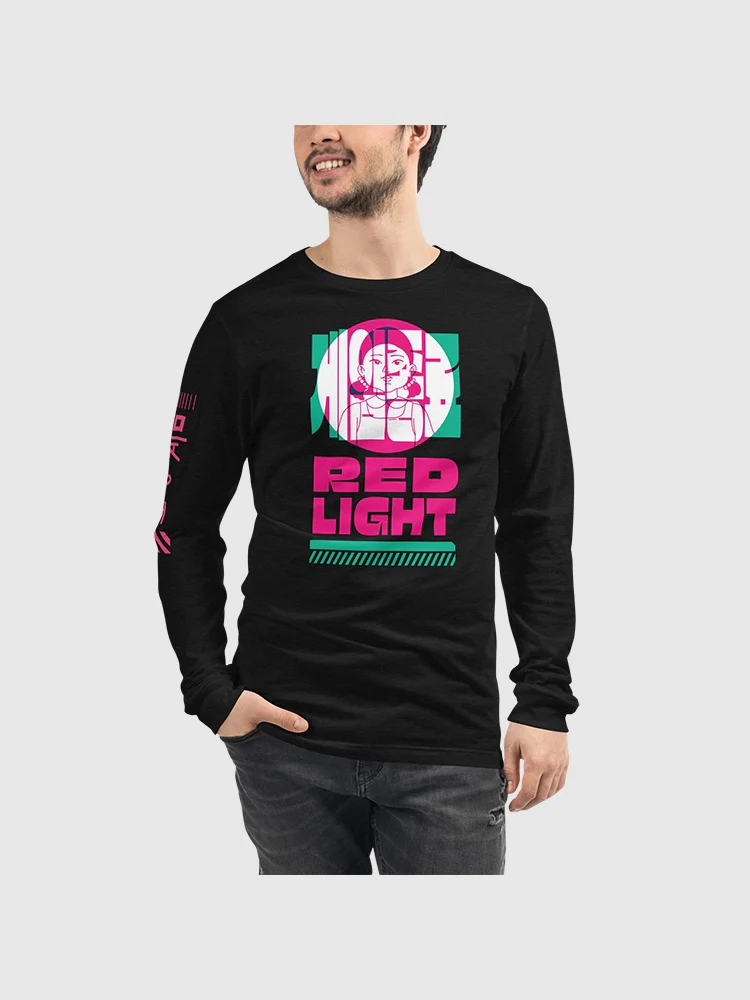 Squid Game Red Light, Green Light Long Sleeve Shirt - Image 3