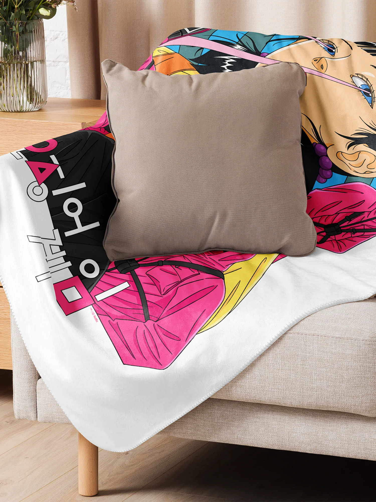 Squid Game Game Makers Sherpa Blanket - Image 8