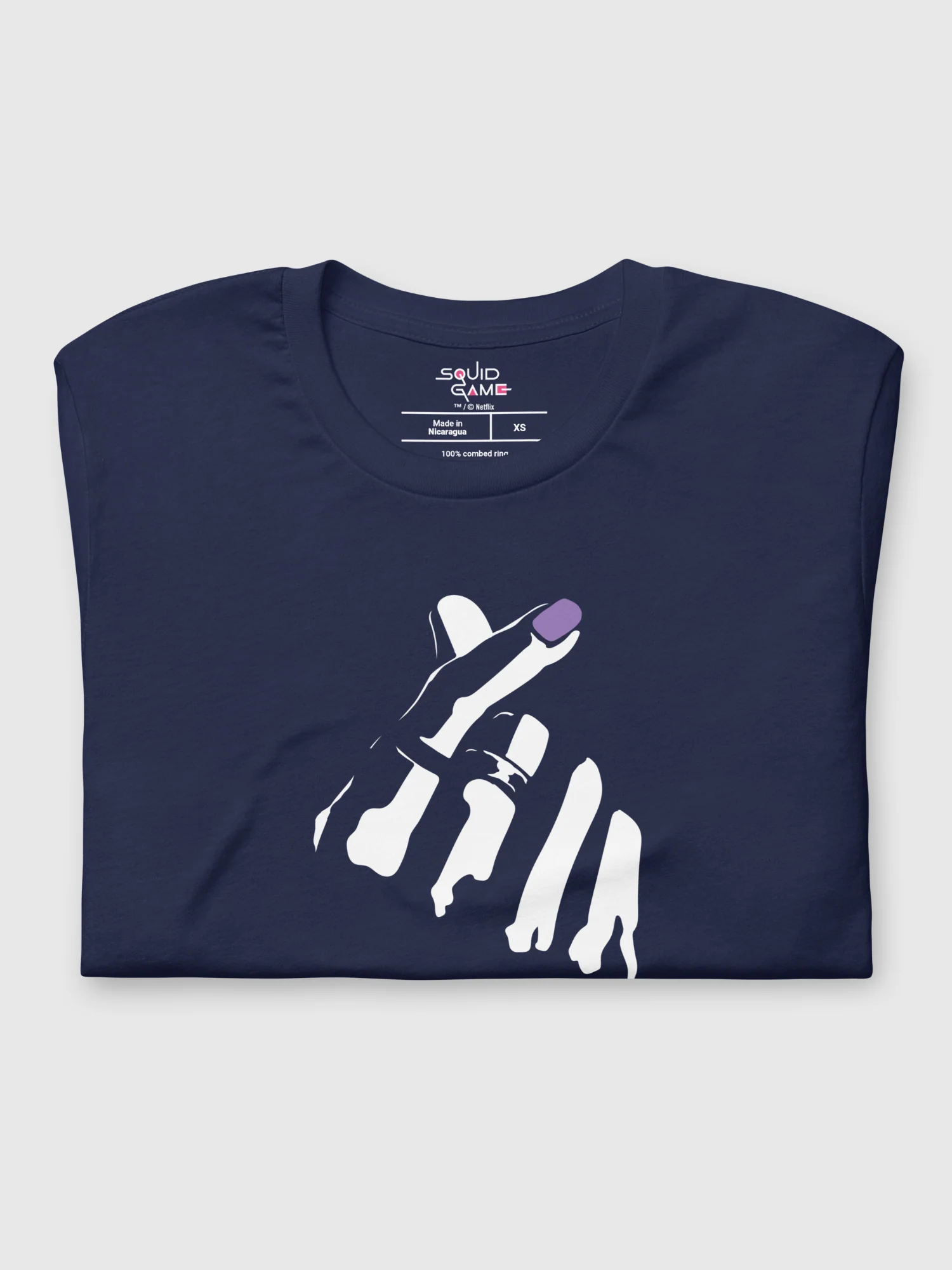 Squid Game Thanos Finger Hearts T-Shirt - Image 4