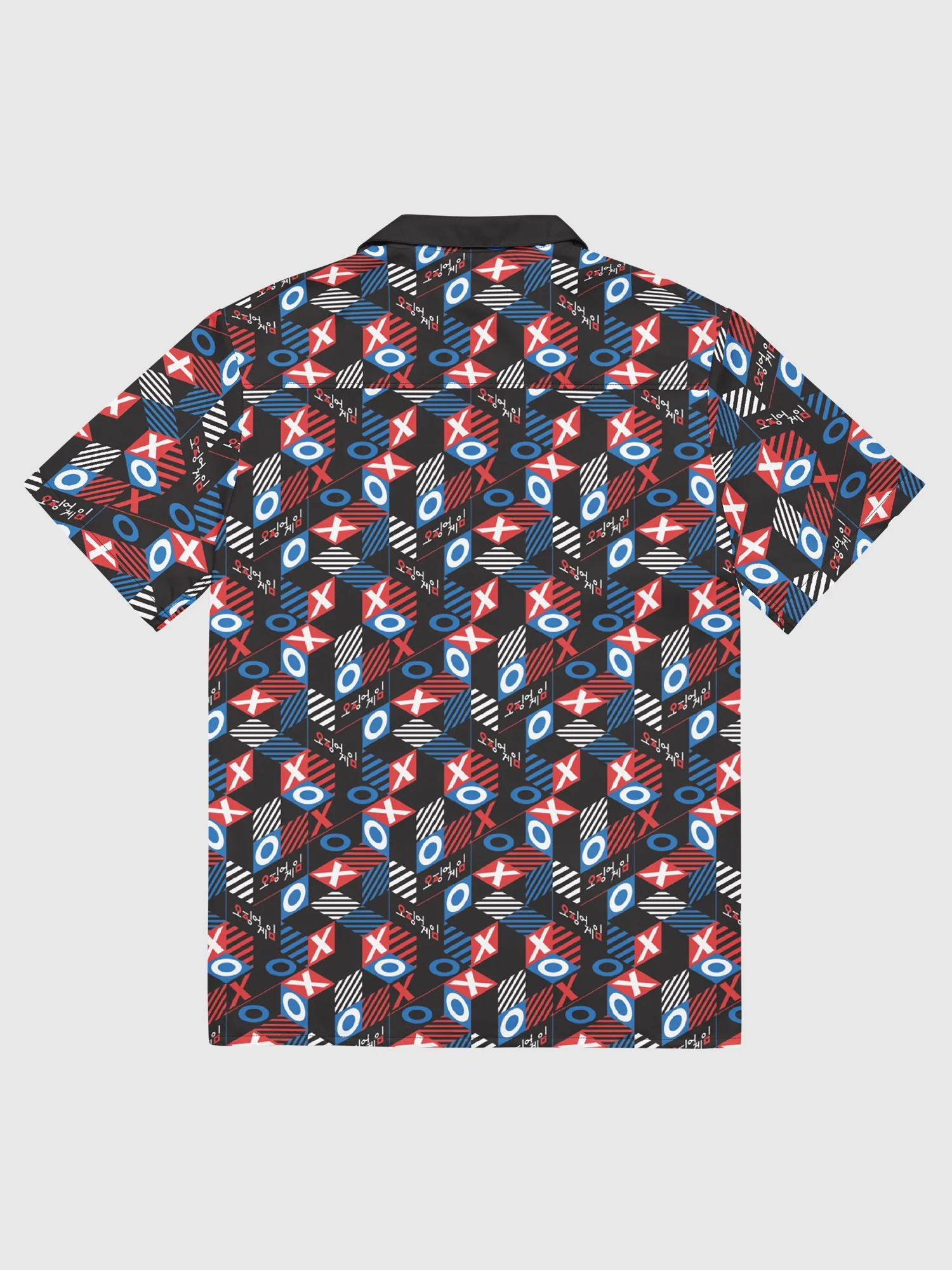 Squid Game Tic-tac-toe Pattern Button Up Shirt - Image 2