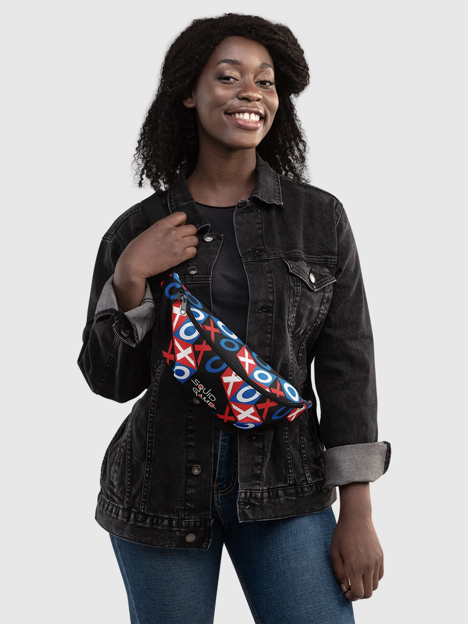 Squid Game Tic-tac-toe Pattern Fanny Pack - Image 3