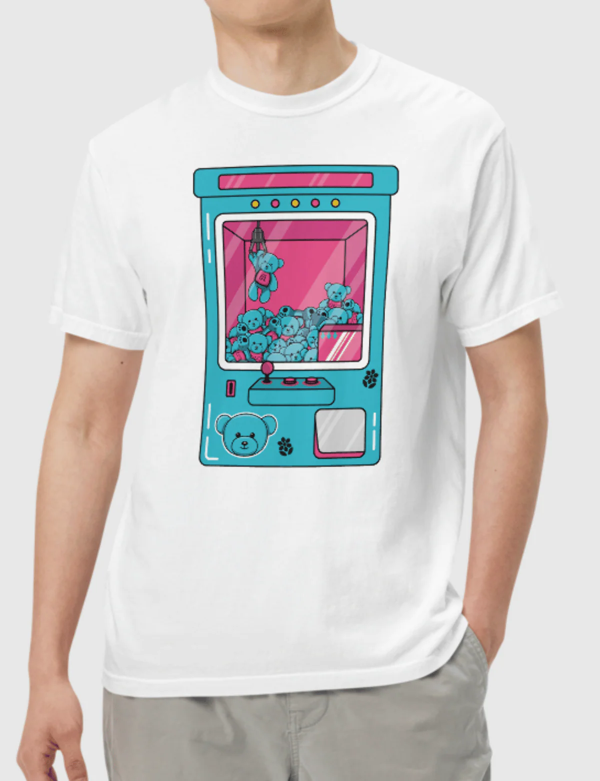 Squid Game: The Challenge Unisex Crane T-Shirt [White] - Image 2