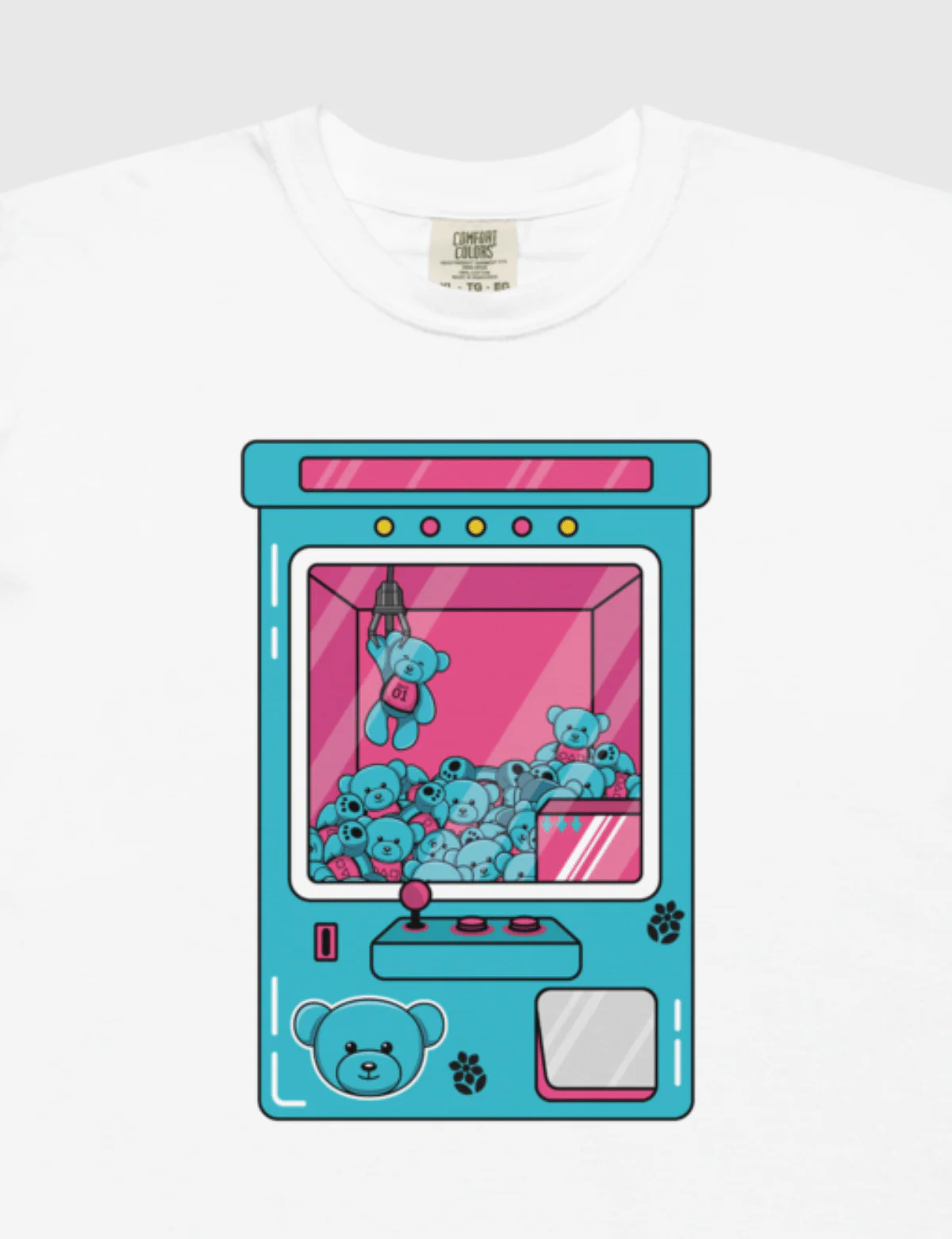 Squid Game: The Challenge Unisex Crane T-Shirt [White] - Image 3