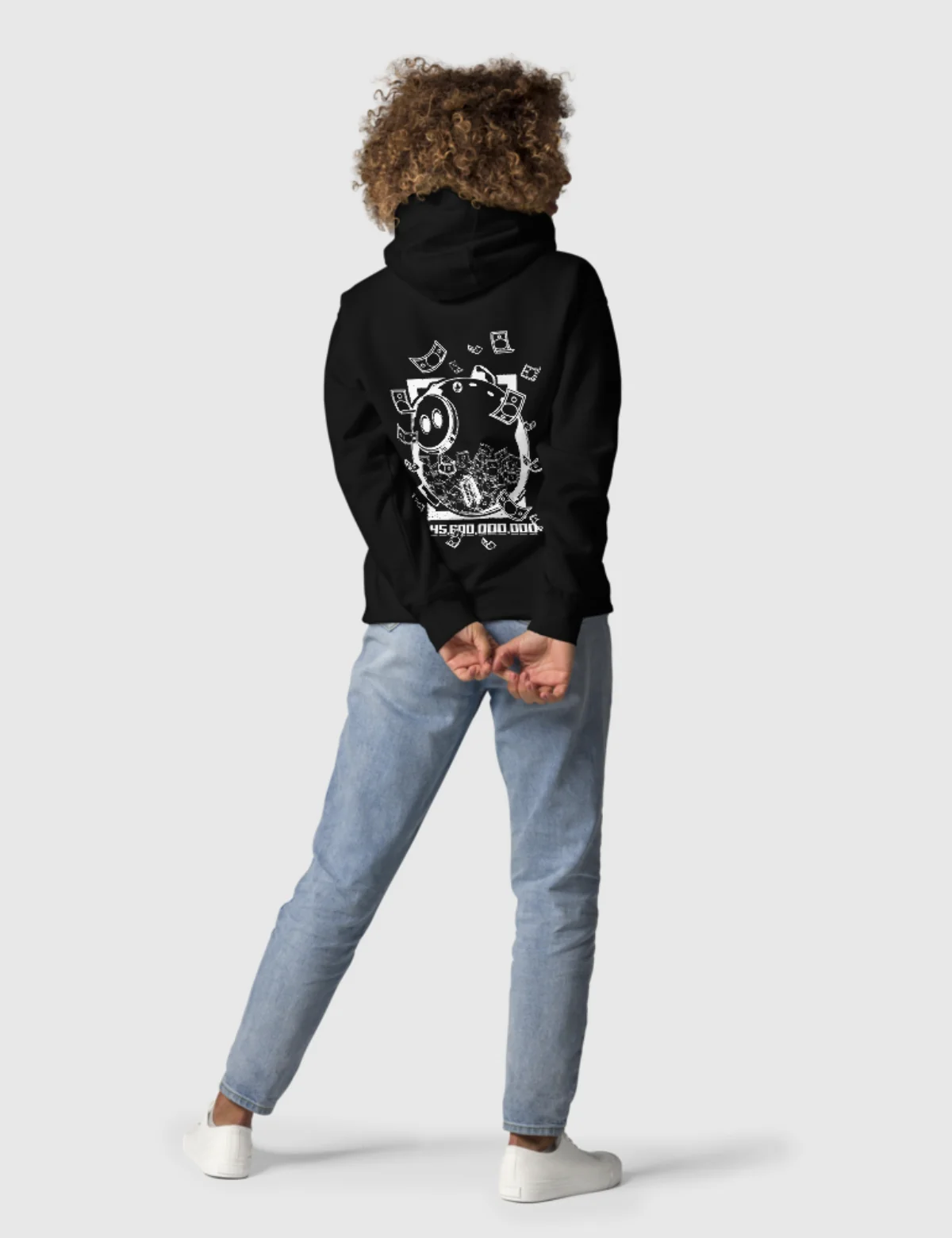 Squid Game Piggybank Unisex Premium Hoodie [Black] - Image 2