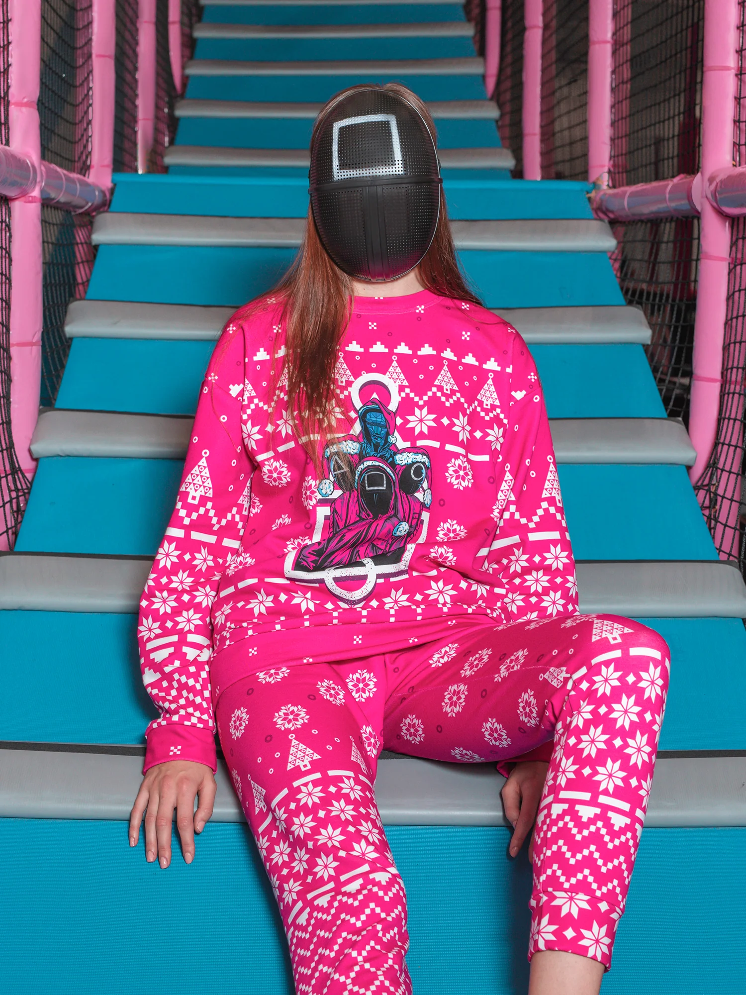 Squid Game Frontman and Guards Unisex Sweatshirt - Image 3