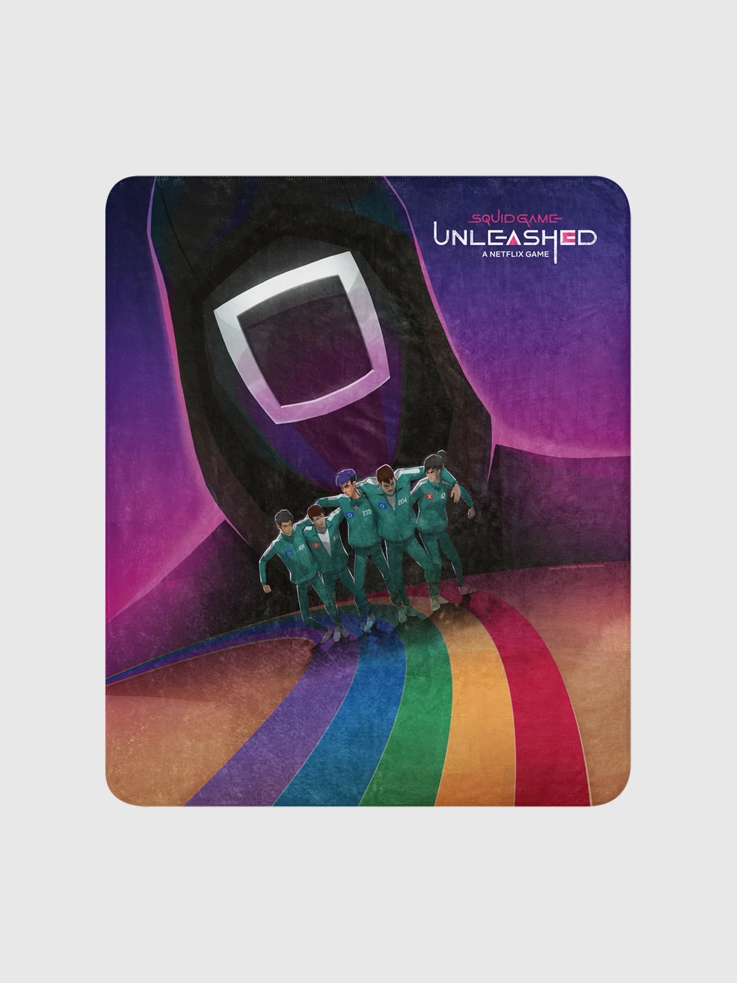 Squid Game: Unleashed Kraken Sherpa Blanket - Image 4