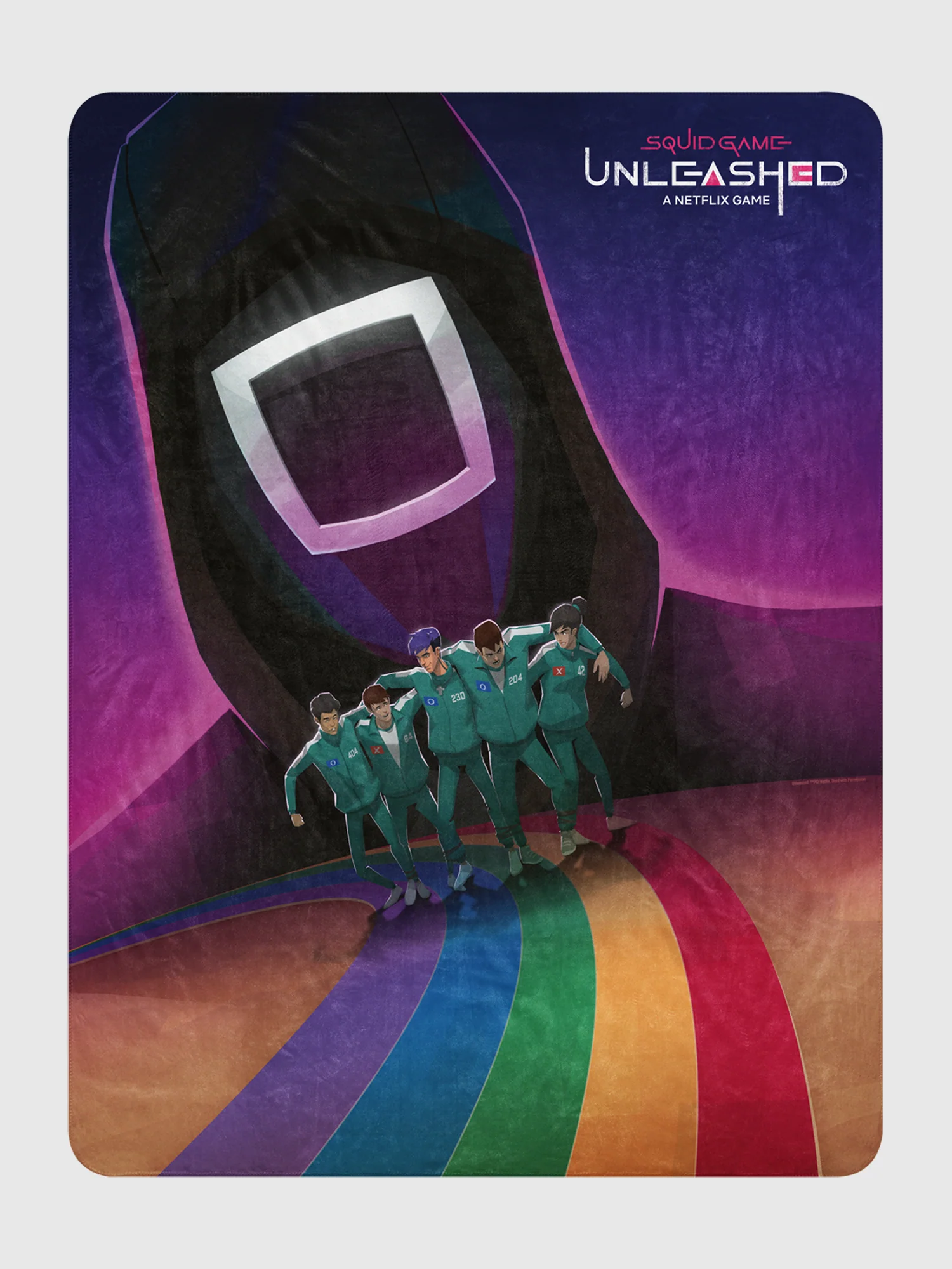 Squid Game: Unleashed Kraken Sherpa Blanket - Image 7