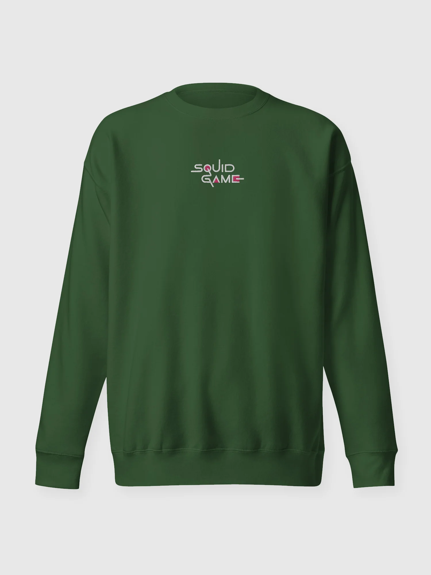 Squid Game Valentine Young-Hee Unisex Premium Sweatshirt [Forest Green] - Image 3
