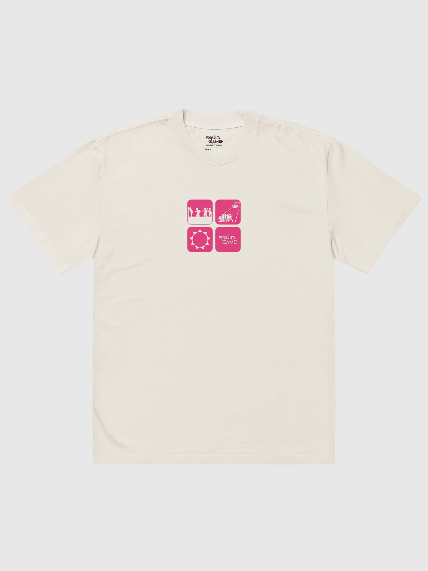 Squid Game You Will Be Eliminated Oversized Faded T-Shirt - Image 2