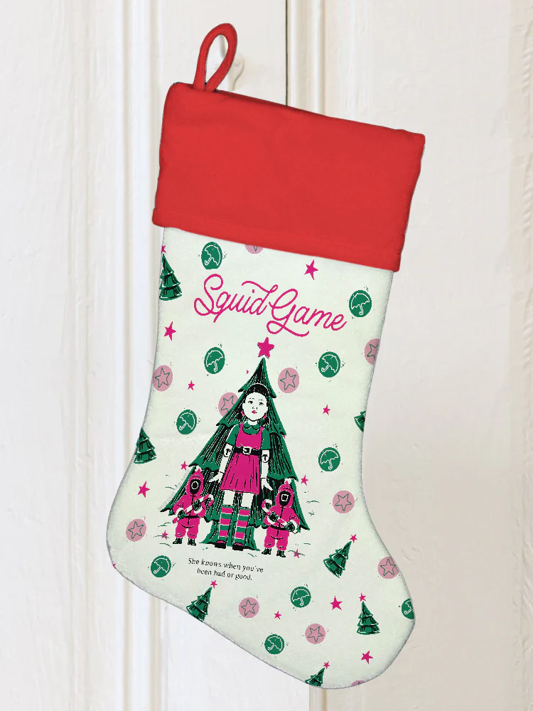 Squid Game Young-Hee Bad or Good Holiday Stocking - Image 3