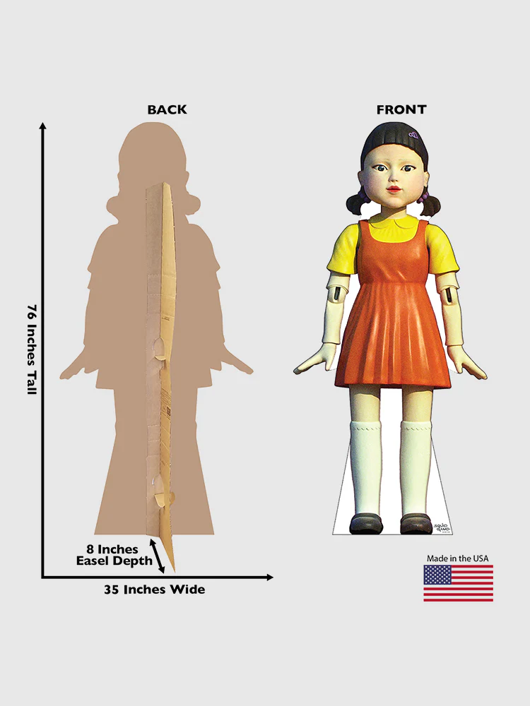 Squid Game Young-Hee Doll Standee - Image 3