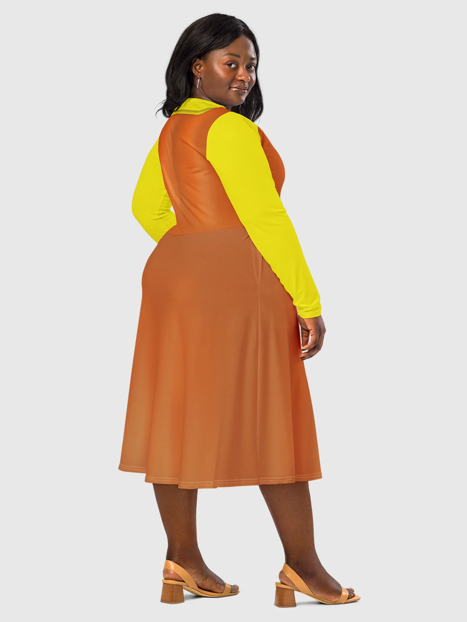 Squid Game Young-Hee Season 1 Cosplay Midi Dress - Image 4
