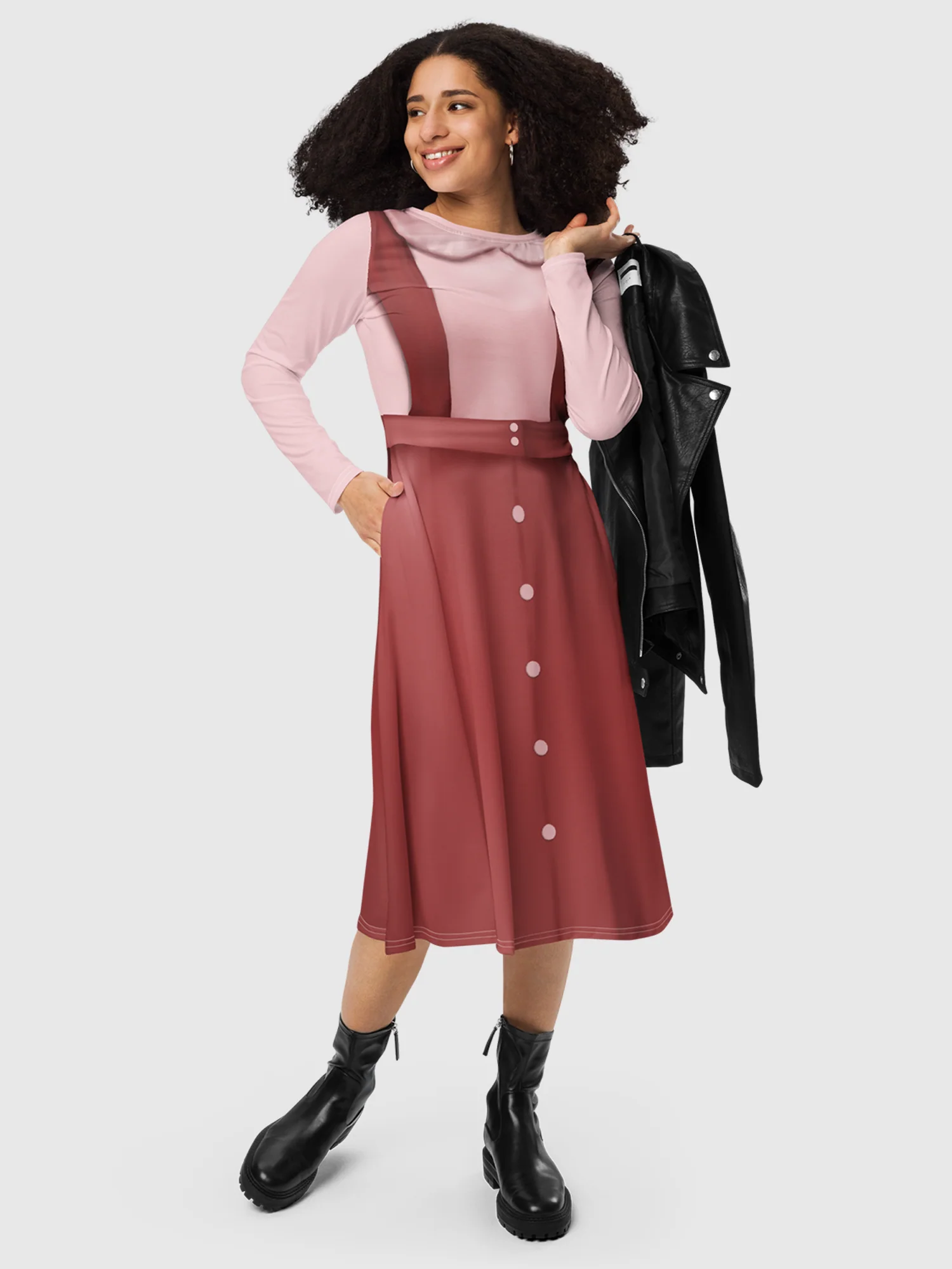 Squid Game Young-Hee Season 3 Cosplay Midi Dress - Image 3