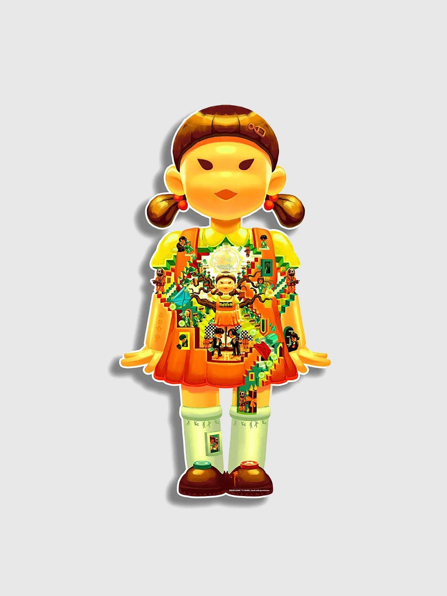 Squid Game Young-hee Wooden Jigsaw Puzzle - Image 2