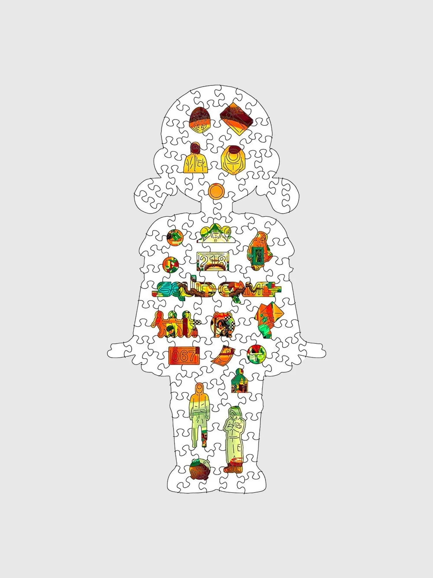 Squid Game Young-hee Wooden Jigsaw Puzzle - Image 3
