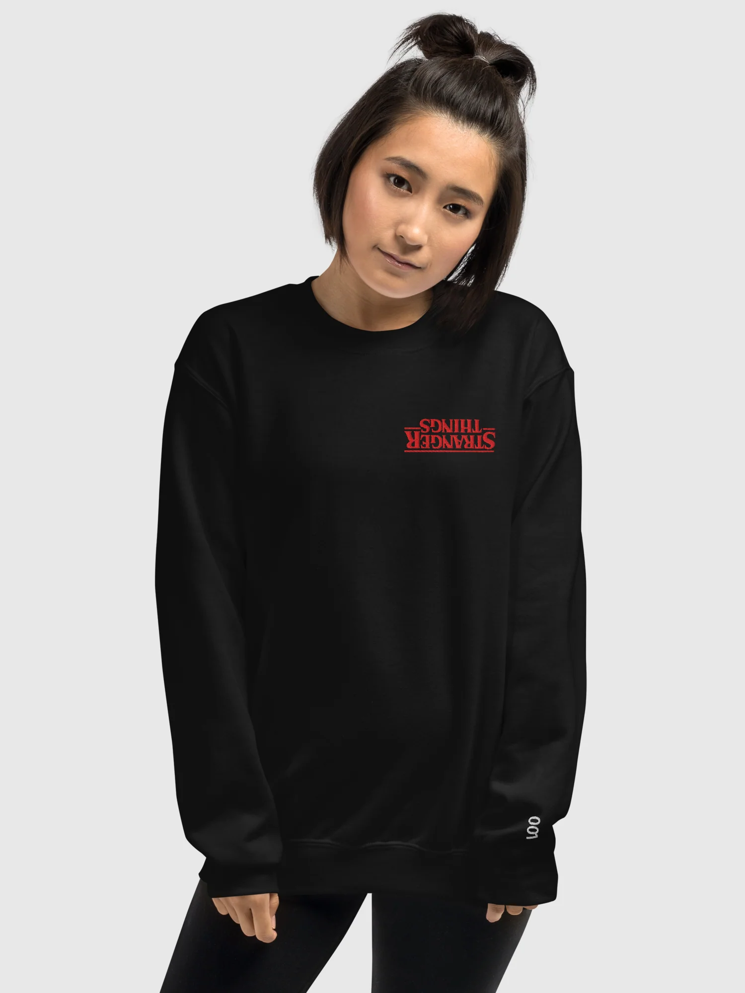 Stranger Things 001 Embroidered Crewneck - Image 4