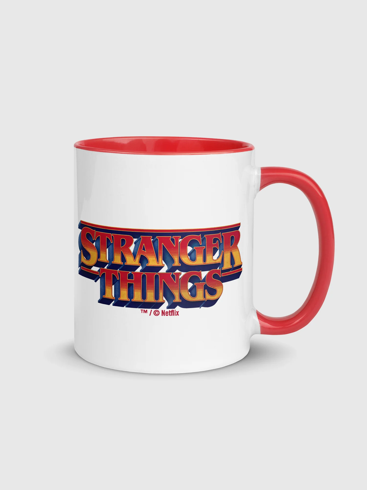 Stranger Things Character Line Up Two-Tone Mug - Image 2