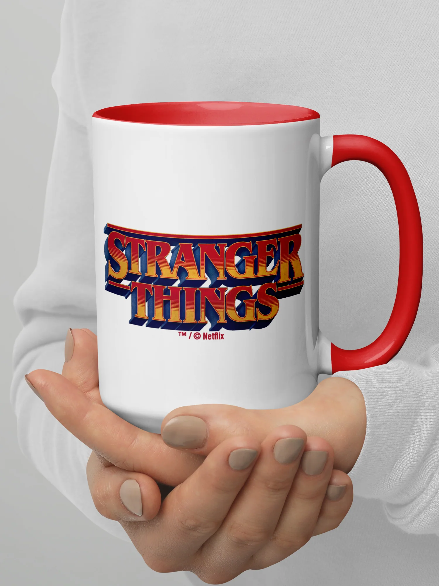 Stranger Things Character Line Up Two-Tone Mug - Image 7