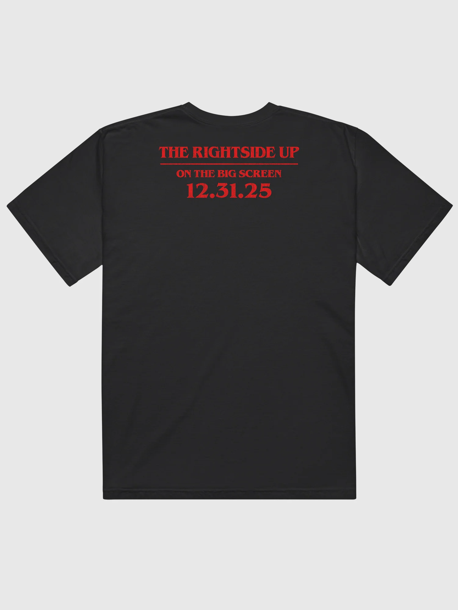 Stranger Things T-Shirt Comfort Colors Rucking Fotten x Upside Down Pictures - Image 2