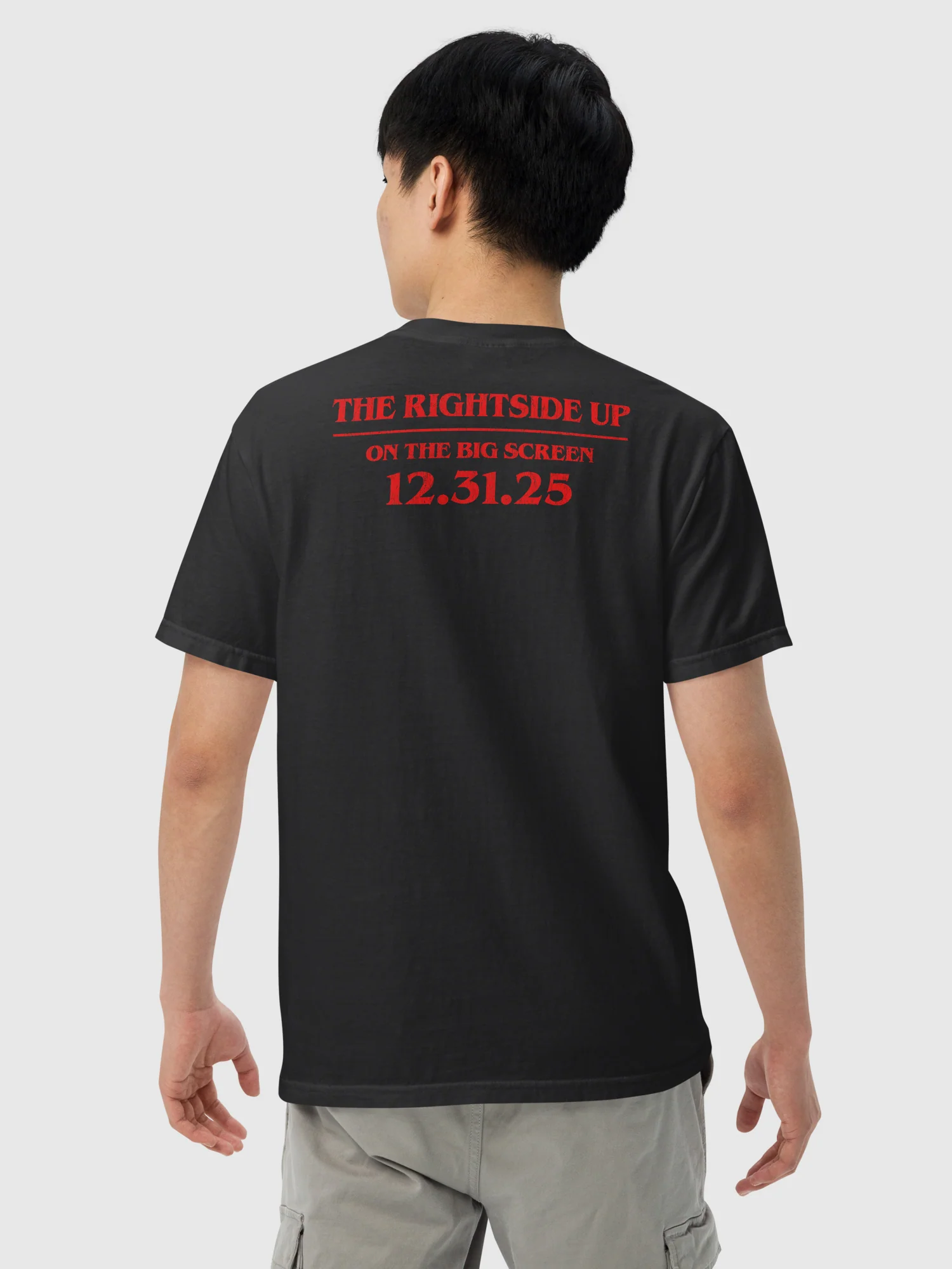 Stranger Things T-Shirt Comfort Colors Rucking Fotten x Upside Down Pictures - Image 4