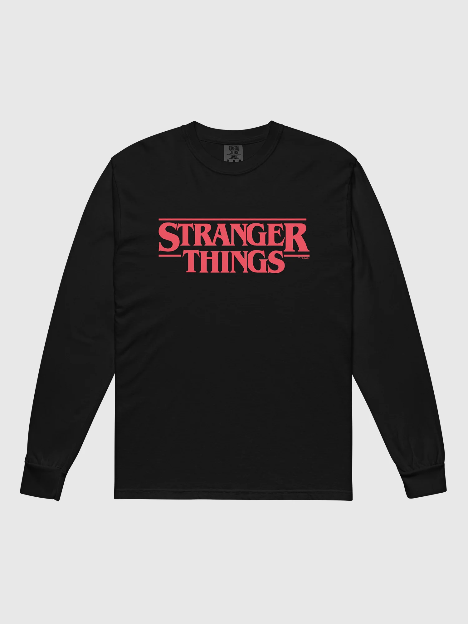 Stranger Things Created By The Duffer Brothers Comfort Colors Long Sleeve T-Shirt - Image 2