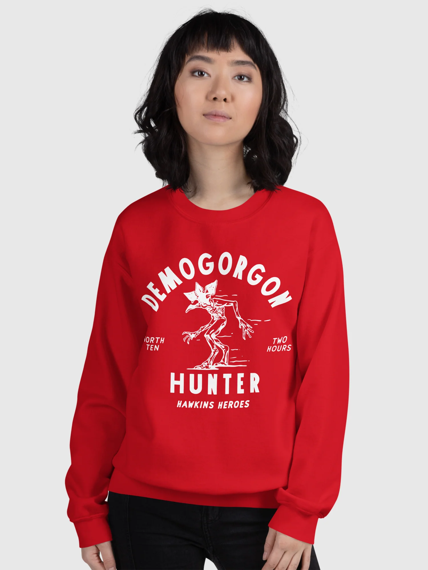 Stranger Things Crewneck Demogorgon Hunter - Image 2