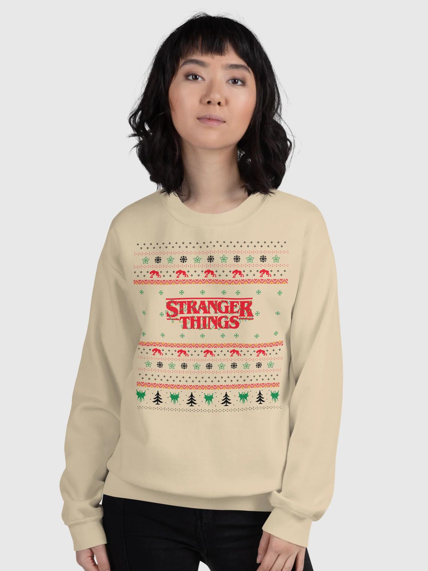 Stranger Things Crewneck Sweatshirt Holiday - Image 2