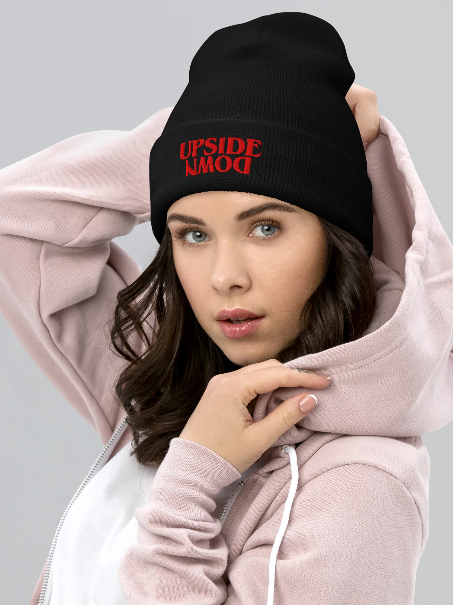 Stranger Things Cuffed Beanie Upside Down - Image 2