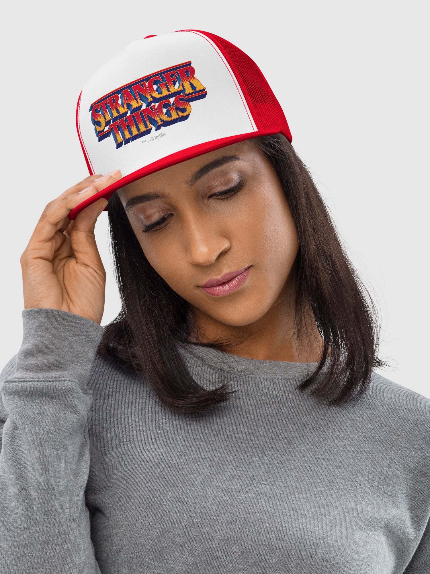 Stranger Things Cult Classics Logo Trucker Hat - Image 2