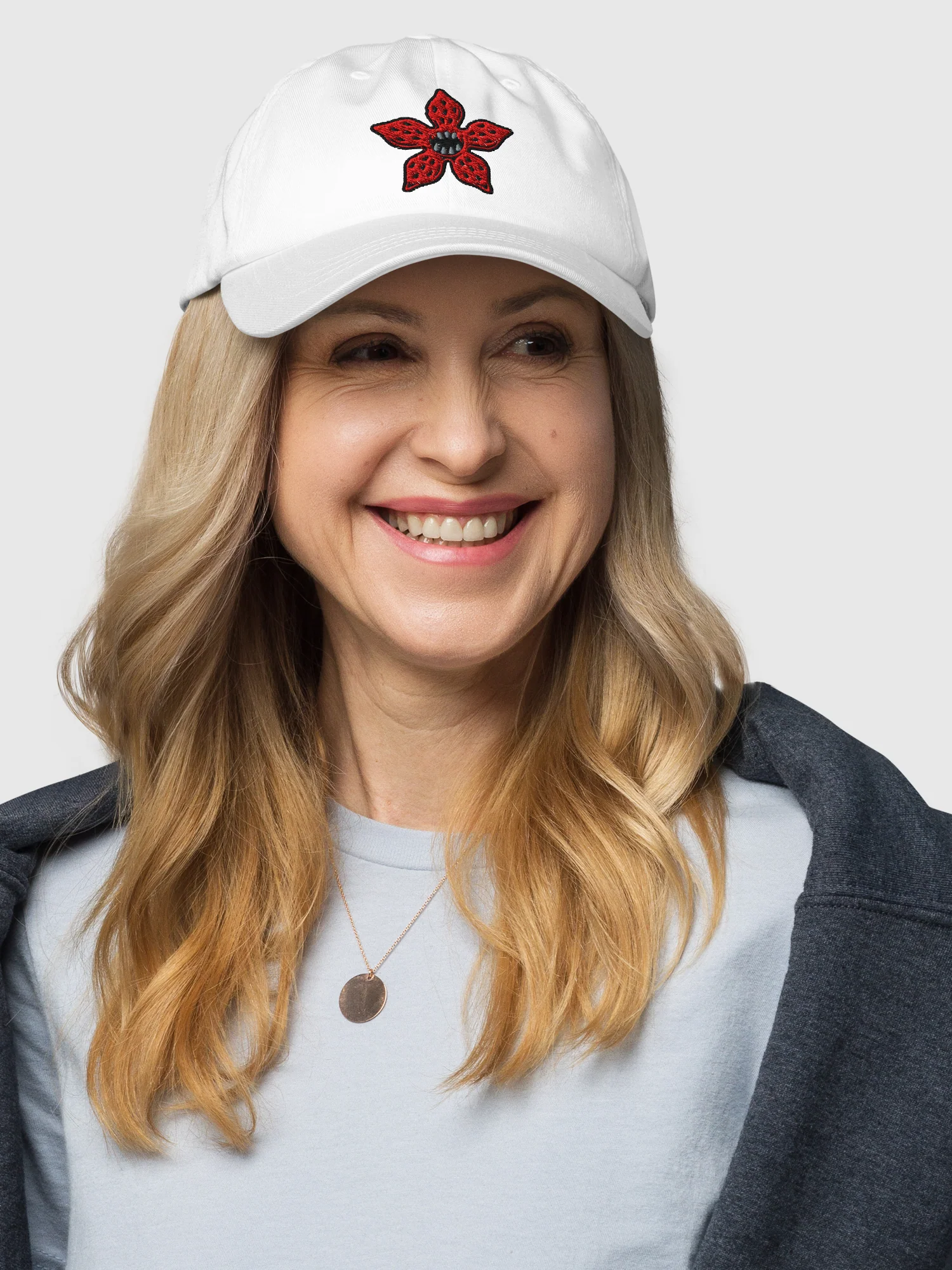 Stranger Things Embroidered Dad Hat Demogorgon - Image 3