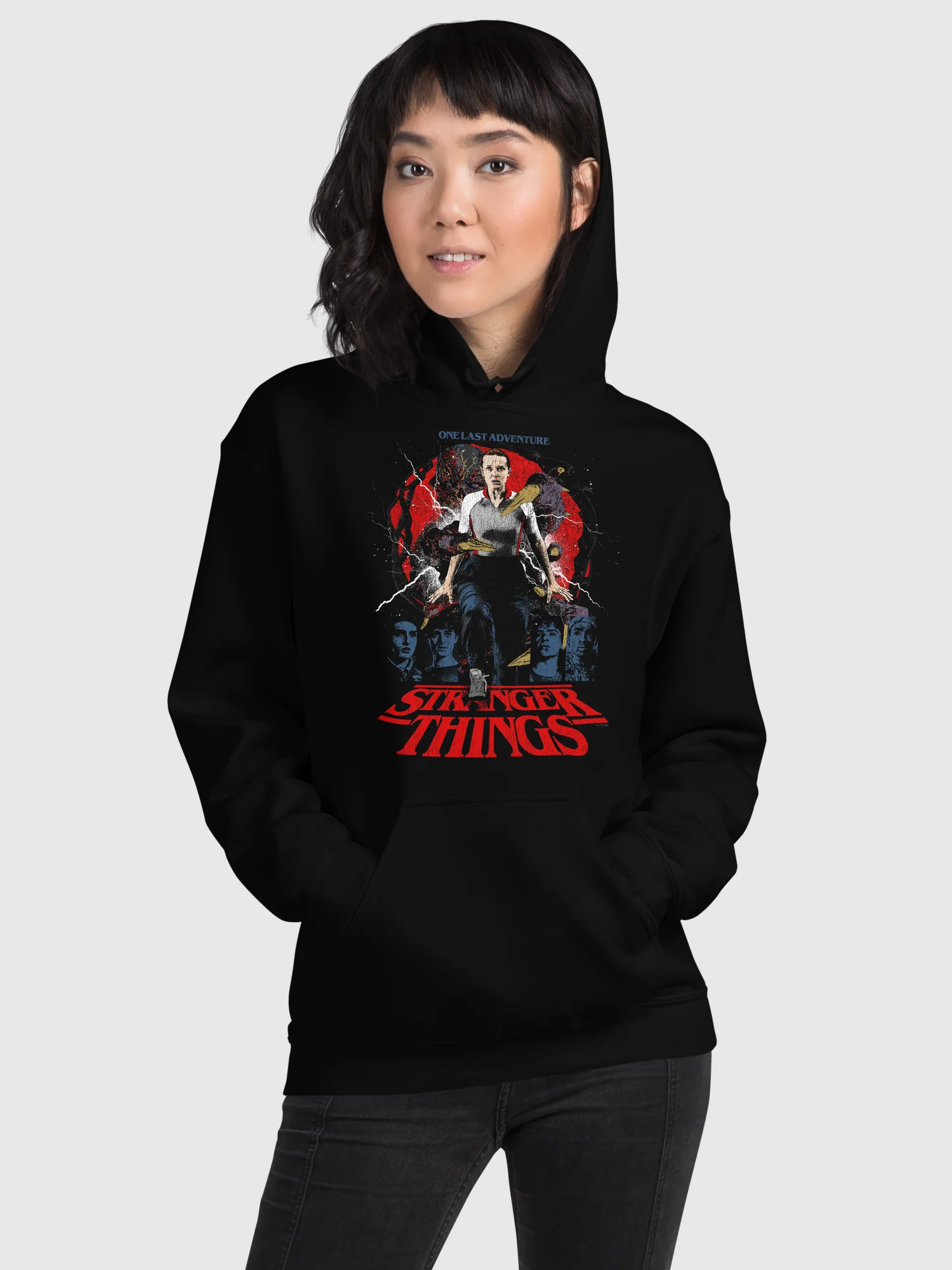 Stranger Things Hoodie Rucking Fotten x Upside Down Pictures - Image 3