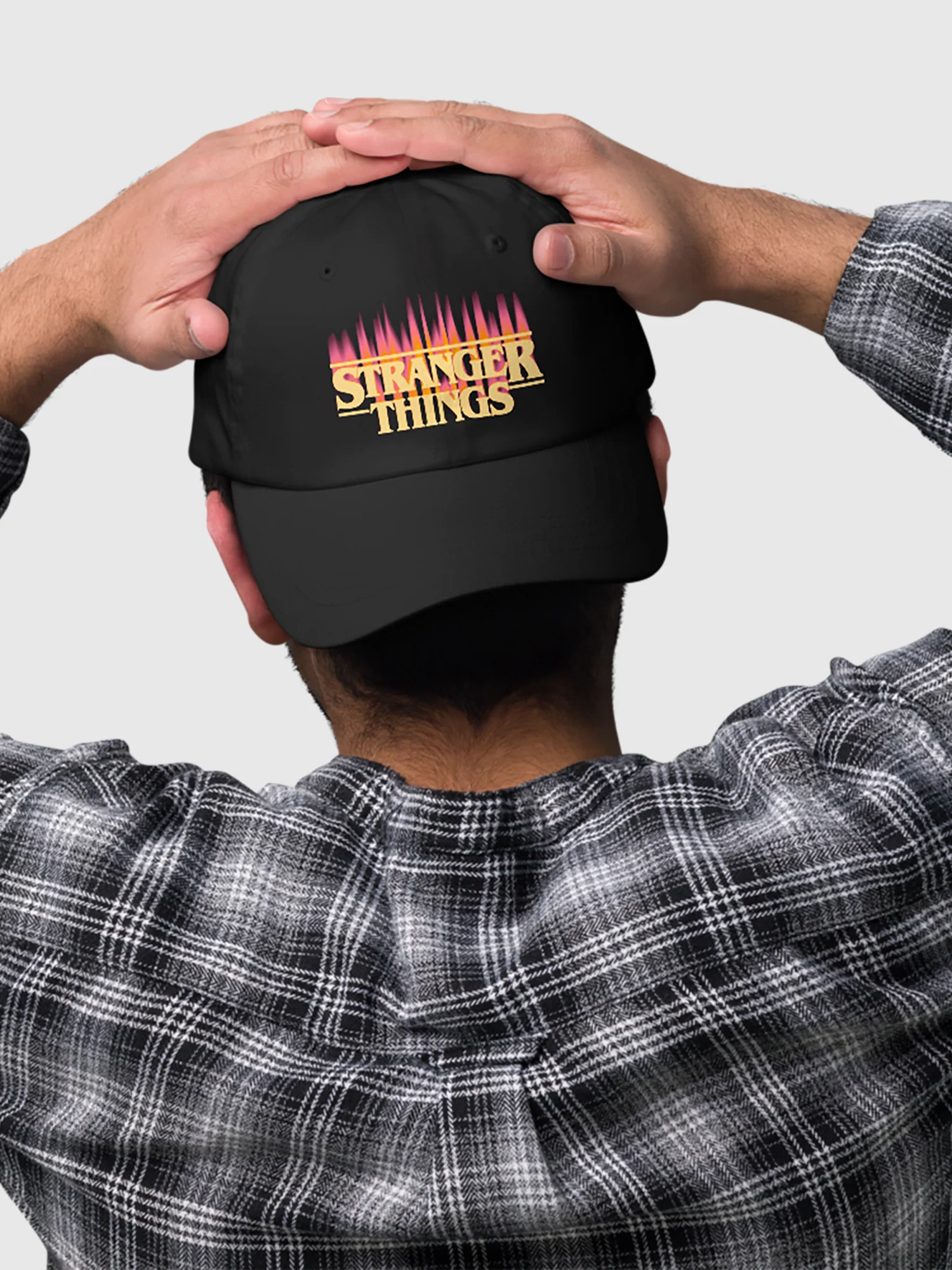 Stranger Things Fire Logo Dad Hat - Image 2