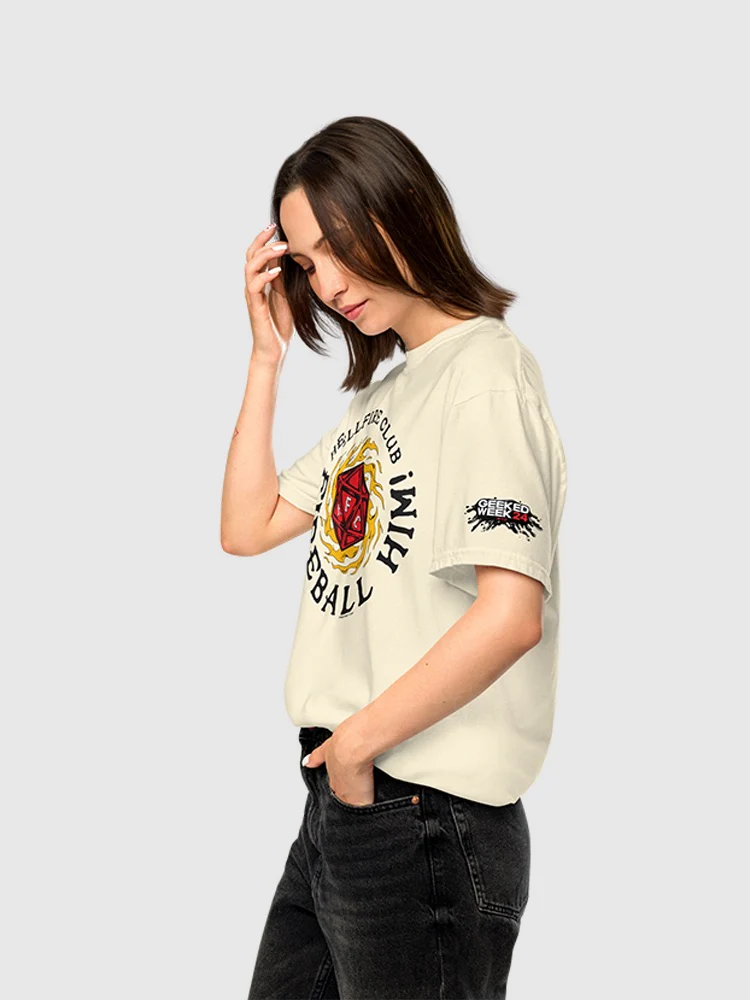 Stranger Things Geeked Week '24 Fireball Him! Comfort Colors T-Shirt - Image 2