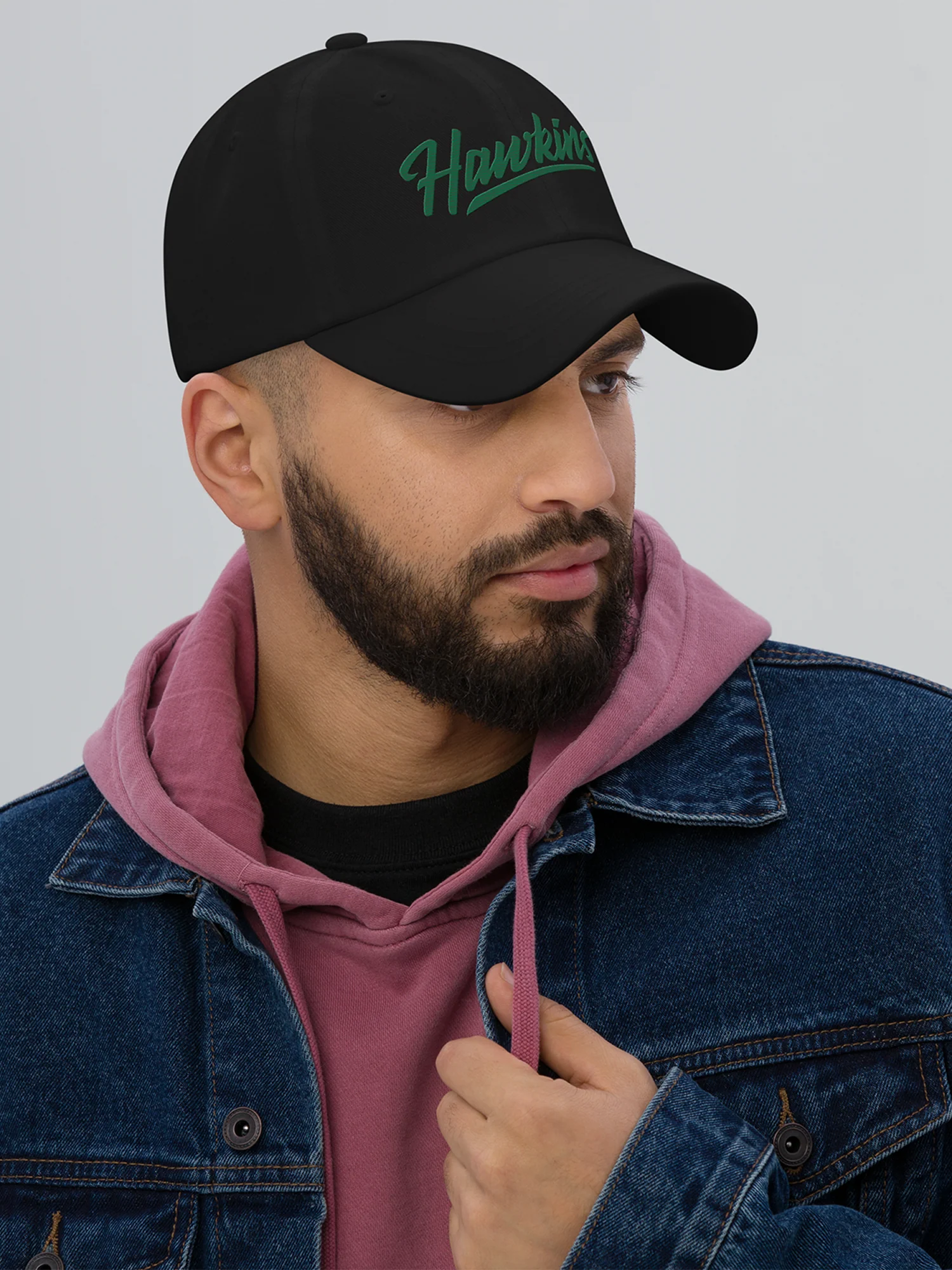 Stranger Things Hawkins Embroidered Dad Hat - Image 2