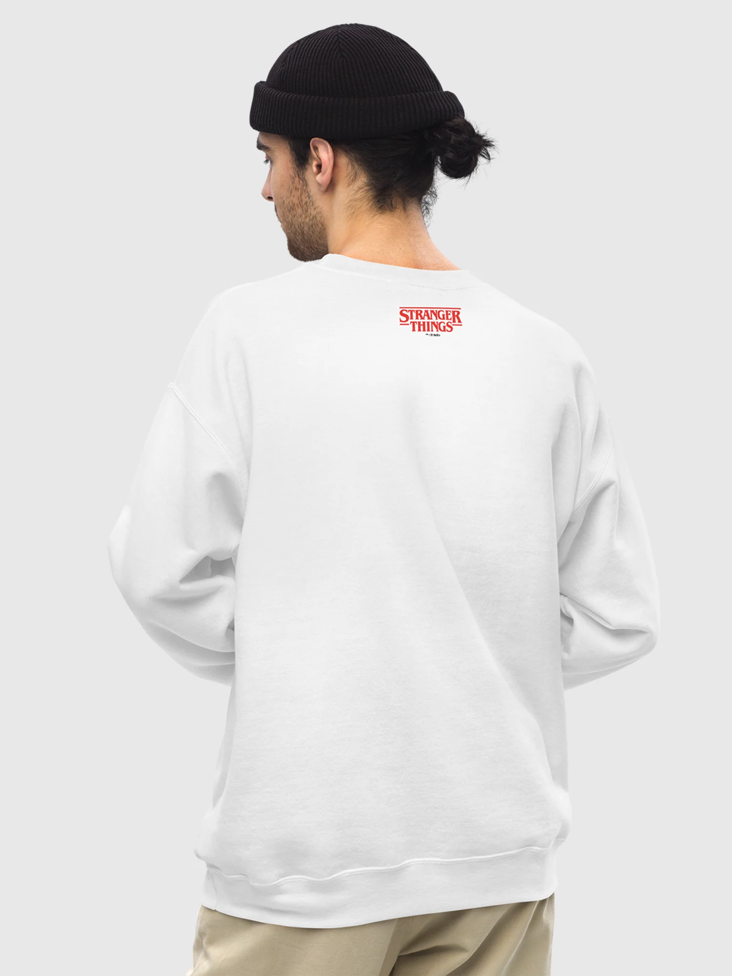 Stranger Things Hawkins Embroidered Crewneck Sweatshirt - Image 4