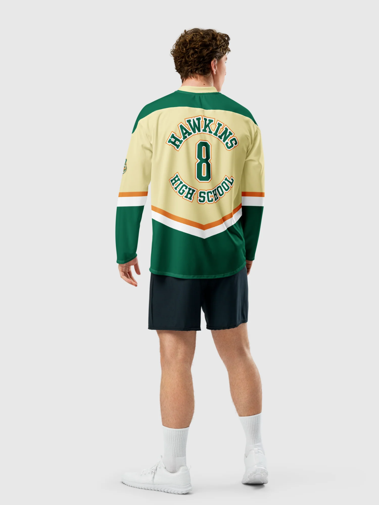 Stranger Things Hawkins High Hockey Jersey - Image 3