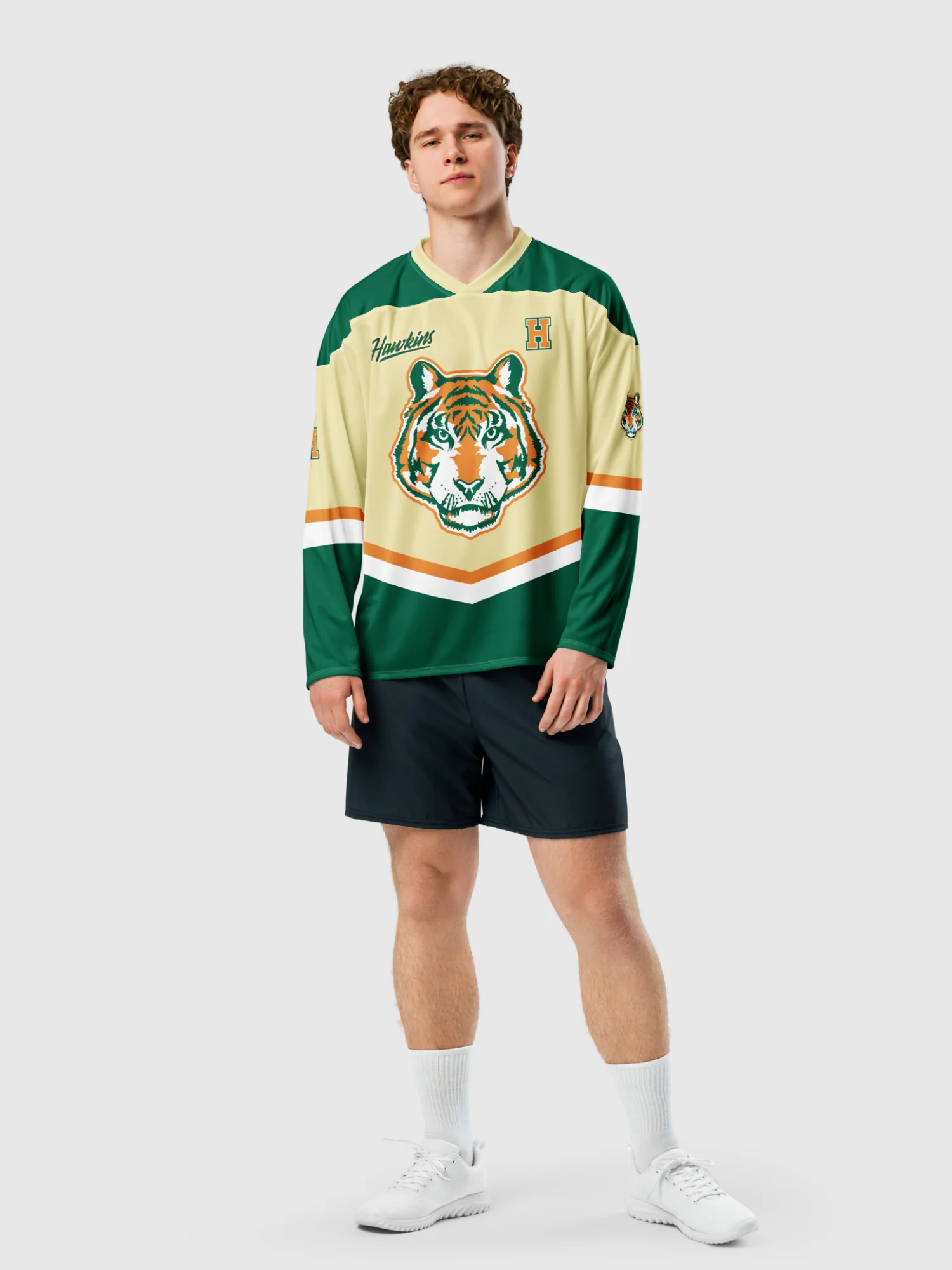 Stranger Things Hawkins High Hockey Jersey - Image 4