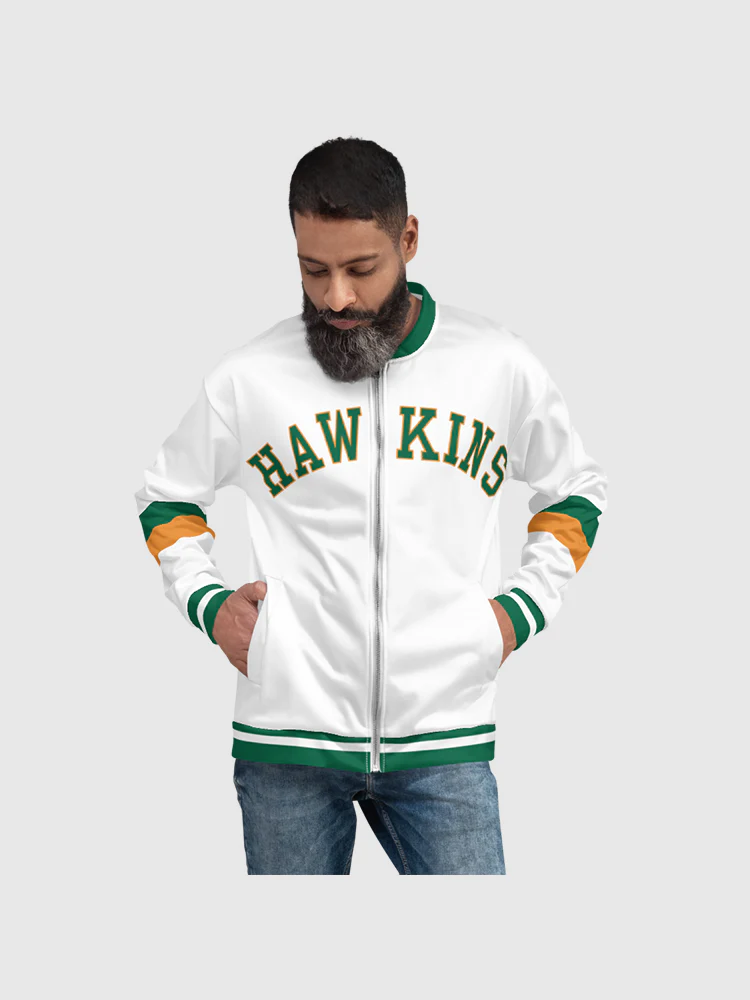 Stranger Things Hawkins High School Varsity Jacket - Image 3