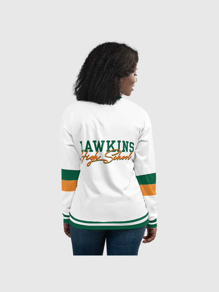 Stranger Things Hawkins High School Varsity Jacket - Image 6