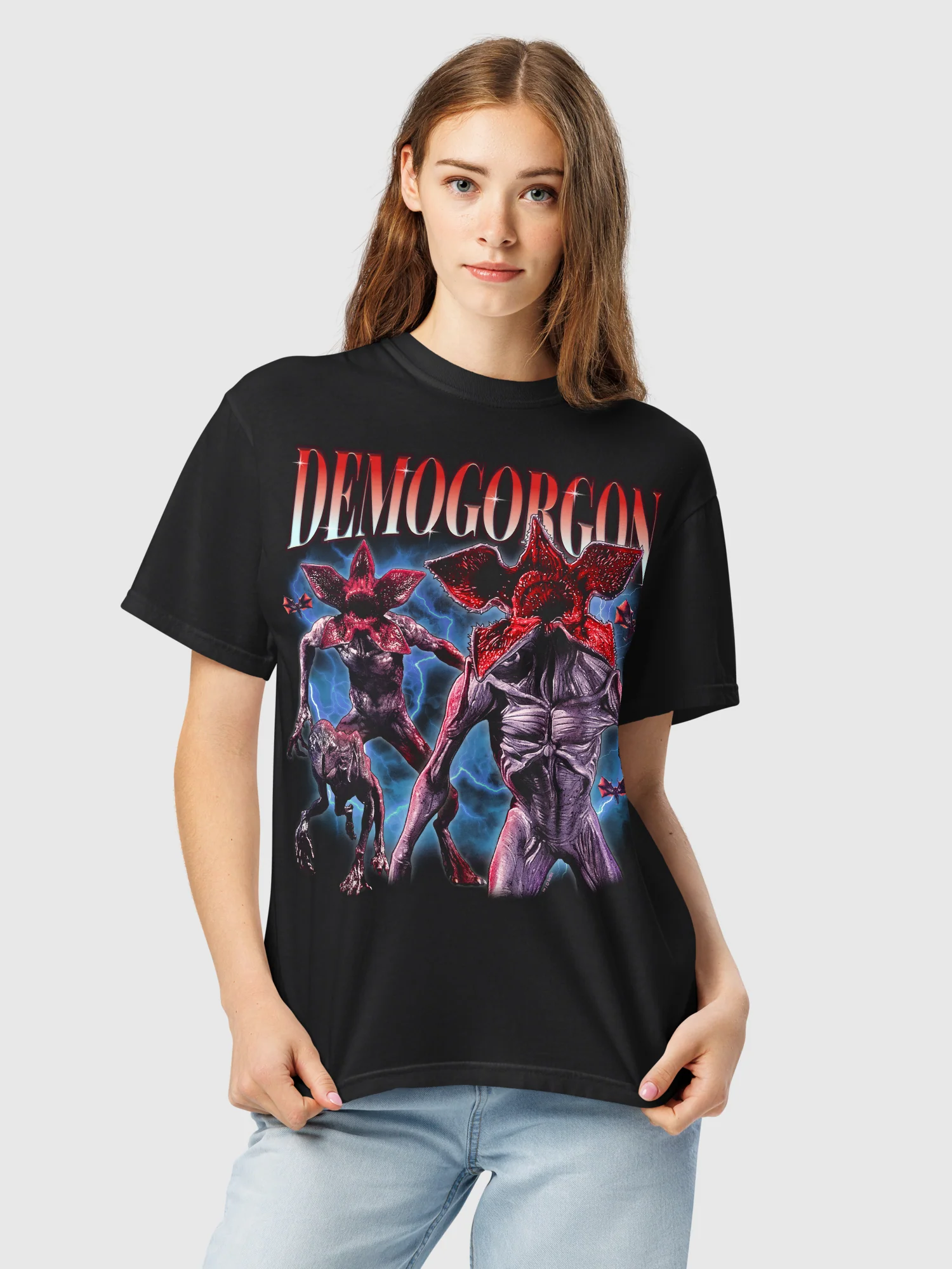 Stranger Things T-Shirt Comfort Colors Demogorgon Hearthrob - Image 2