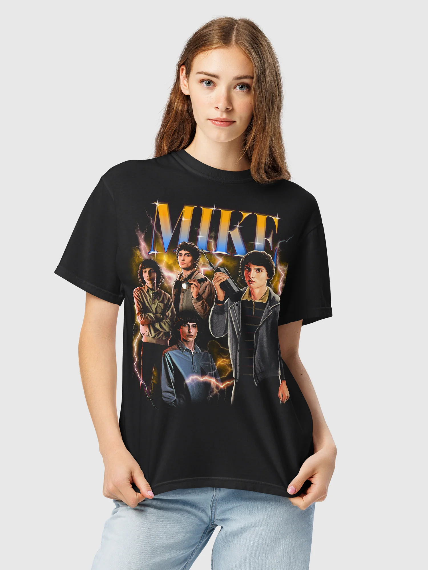 Stranger Things T-Shirt Comfort Colors Mike Hearthrob - Image 2