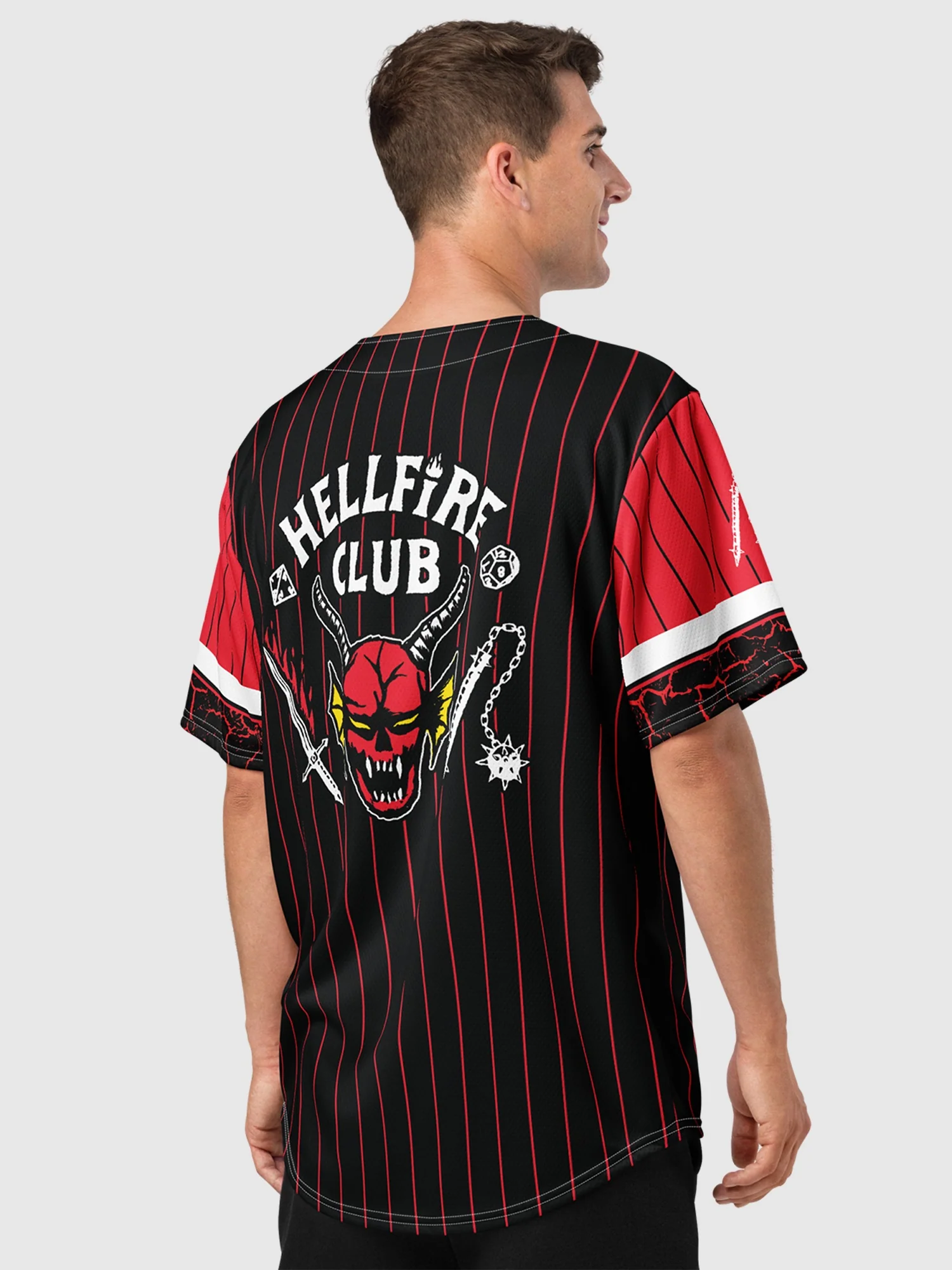 Hellfire Club Baseball  Jersey - Image 4
