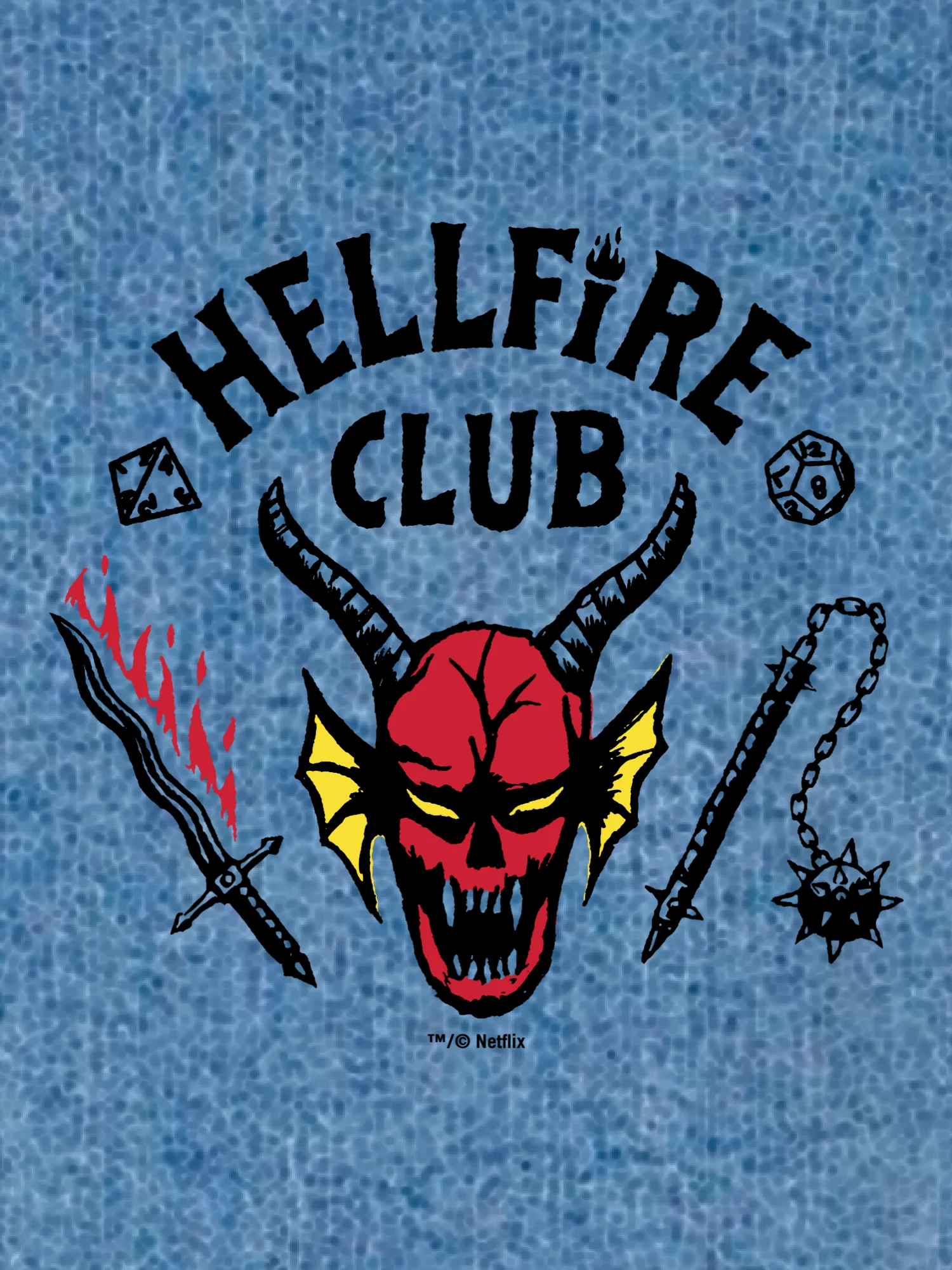 Stranger Things Hellfire Club Denim Jacket - Image 5