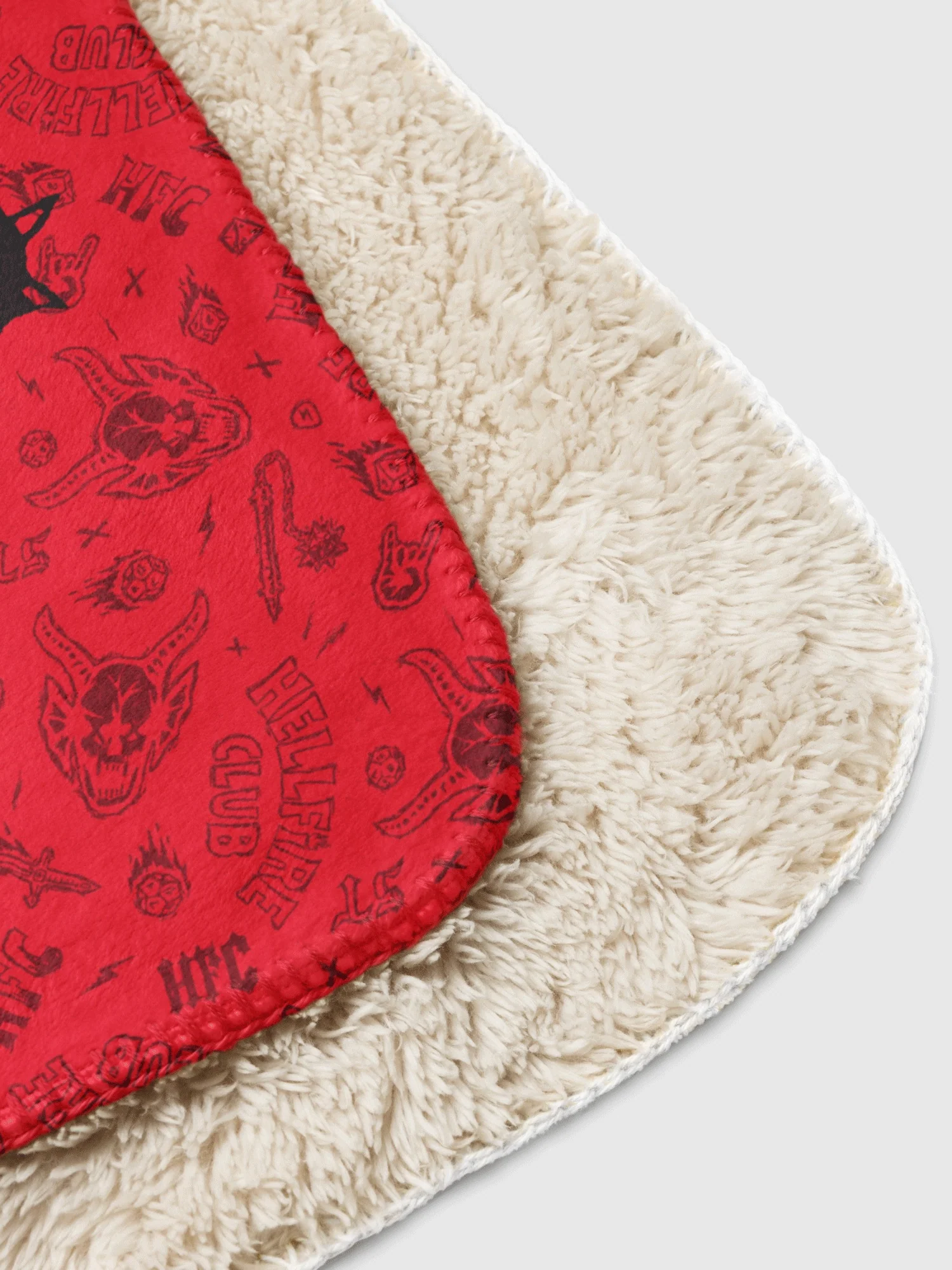 Stranger Things Hellfire Club Personalized Premium Sherpa Blanket - Image 4