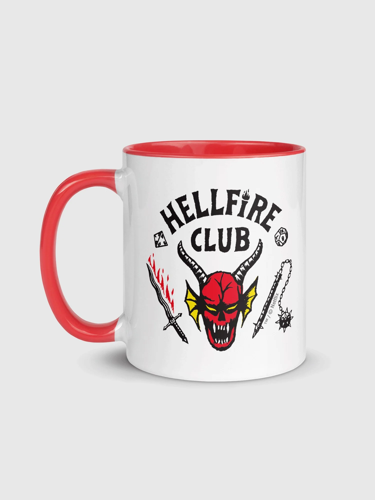 Stranger Things Hellfire Club Personalized Two-Tone Mug - Image 2