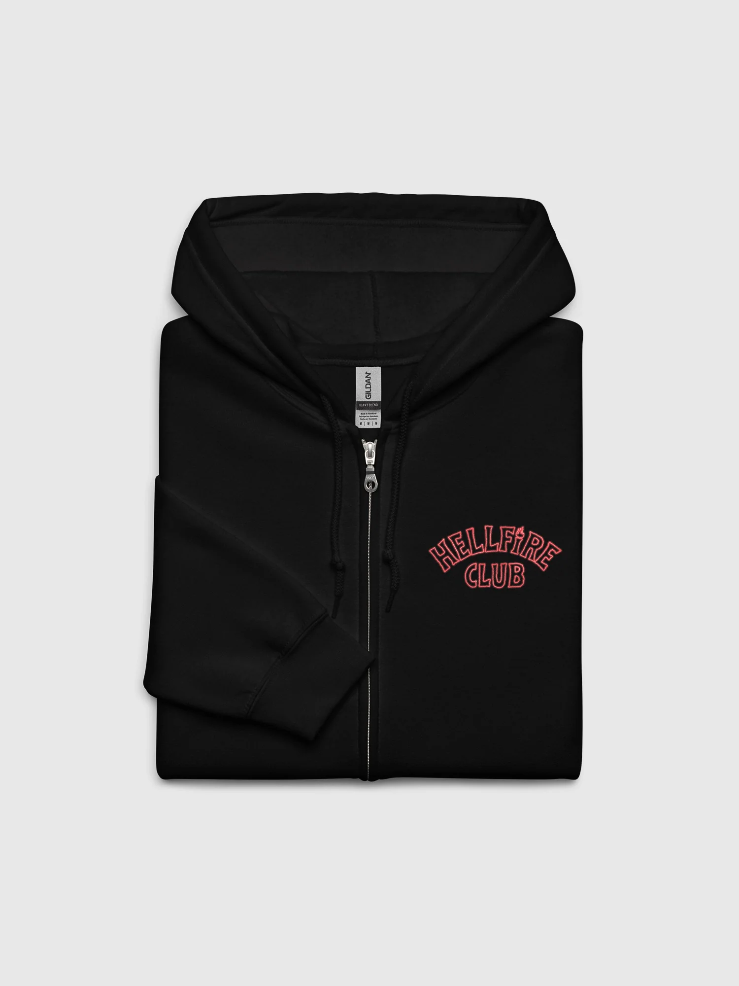 Stranger Things Hellfire Club Personalized Zip-Up Hoodie - Image 5
